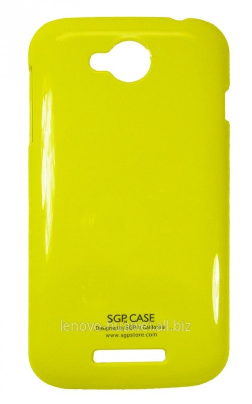 Чехол-накладка на корпус SGP для Lenovo A706 желтый