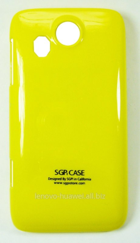 Чехол-накладка на корпус SGP для Lenovo A789 желтый