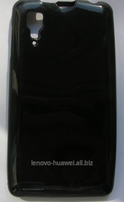 Силиконовый чехол-накладка (Black) для Lenovo P780