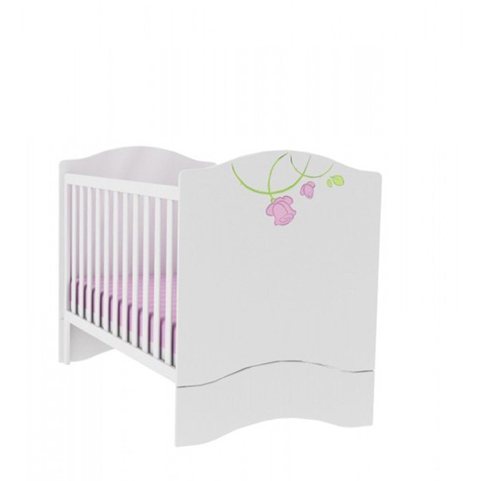 Кроватка для новорожденного Роза 140х70 Meblik
