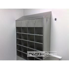 Шкаф для переодевания с ячейками   Шкафы металлические