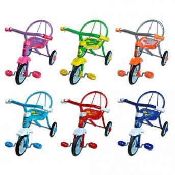 Велосипед 3-х колёсный Moby Kids Дино колёса 8 и 9 дюймов