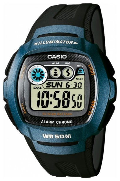 Часы наручные CASIO W-210-1B