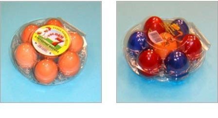 Упаковка на 6 и 7 яиц (53-63 гр.) круглая