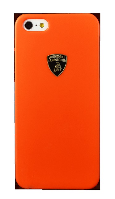 Крышка Lamborghini Diablo для iPhone 5 оранжевая