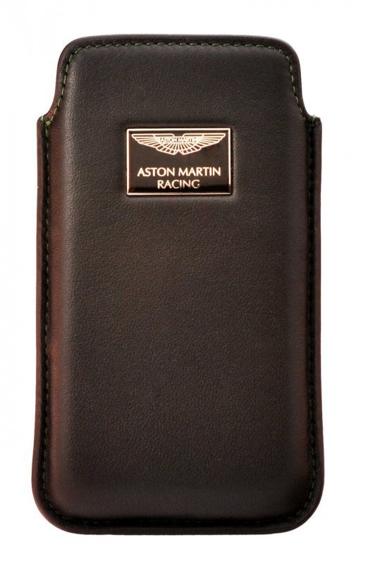 Чехол-кармашек Aston Martin Racing для iPhone 4 черный