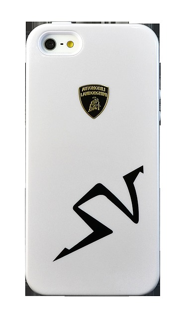 Чехол Lamborghini Murcielago для iPhone 5 белый