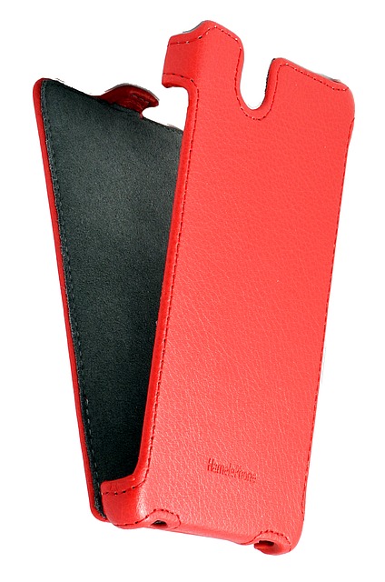 Чехол-флип HamelePhone для Sony Xperia Z (L 36Hi) красный