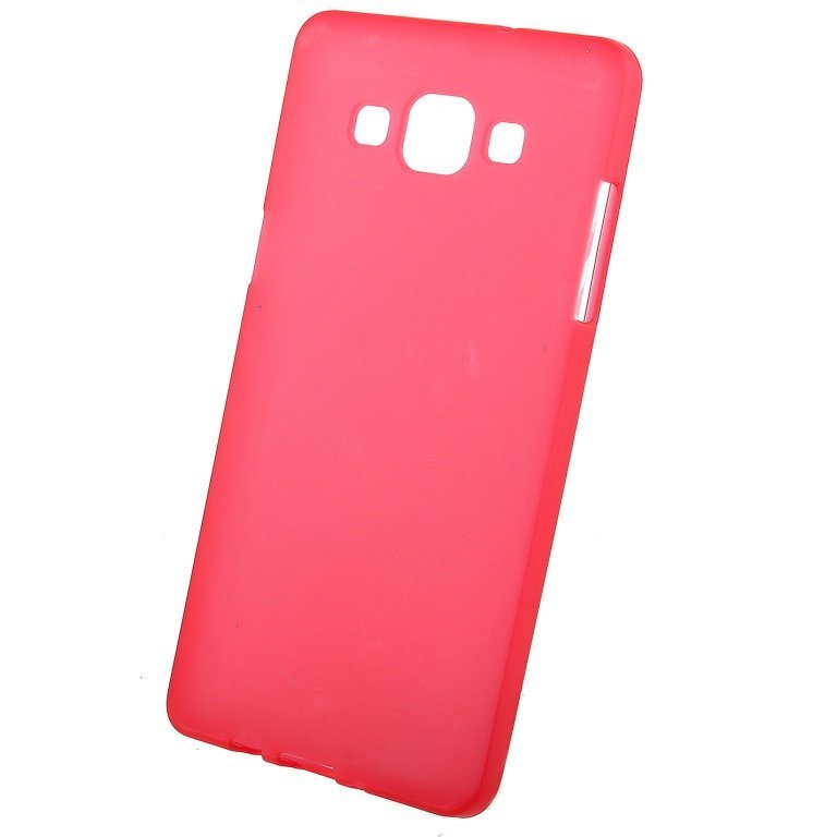 Чехол силиконовый матовый для Samsung Galaxy A5 красный