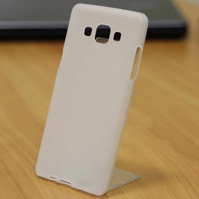 Чехол силиконовый матовый для Samsung Galaxy A5 белый