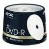 Диск DVD-R 4.7Gb,  TDK  16x Printable cake 50 (t19914)
