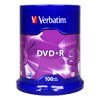 Диск DVD+R 4.7Gb,  Verbatim  16x cake 100 (43551)