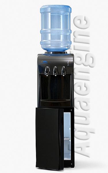 Напольный кулер для воды с холодильником «AEL»31 S-В black