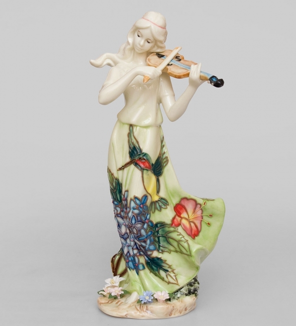 JP-37/ 7 Статуэтка девушка Волшебная скрипка (Pavone) (919151)