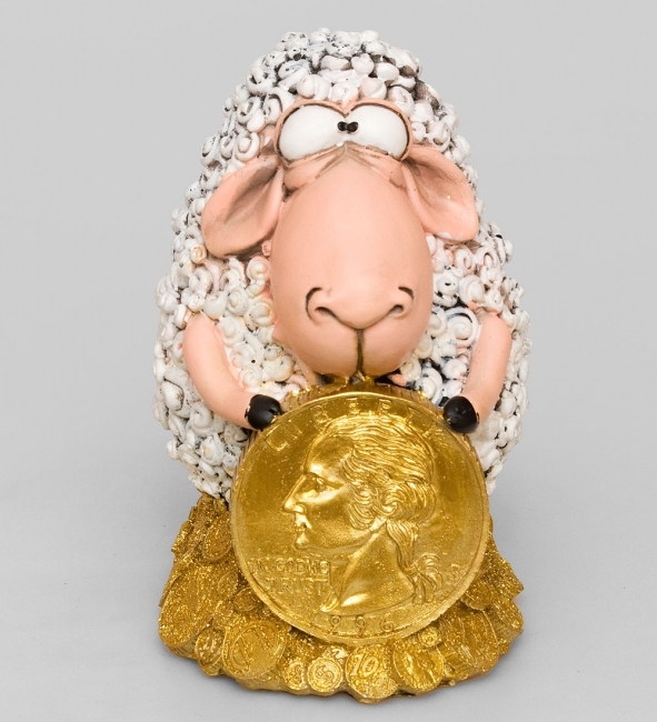 RV-256 Фигурка-копилка Овца Монета на Удачу (W.Stratford) (922547)