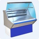 Витрины холодильные ВХС-1,0 Нова (с гнутым стеклом,крашенный)