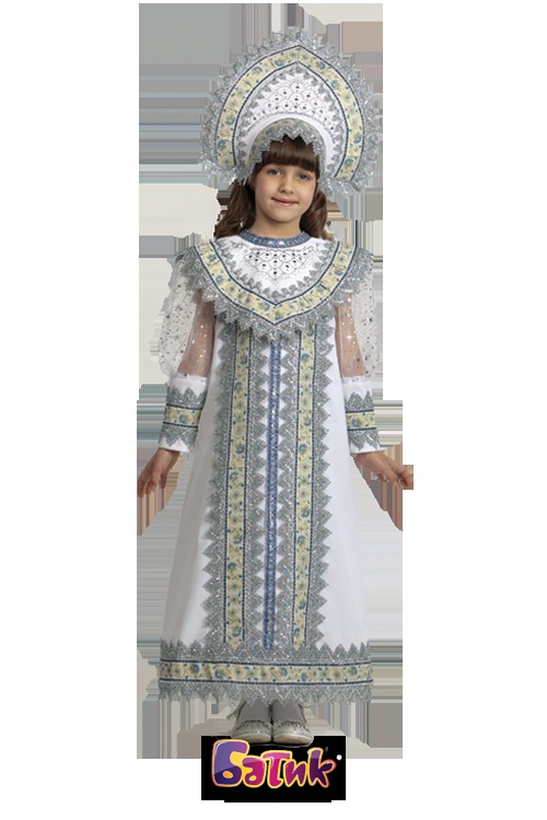 Детский карнавальный костюм Снегурочка Сударыня
