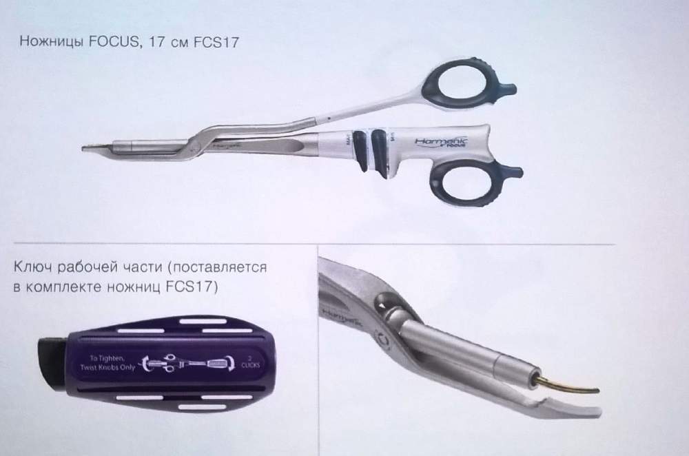 Ножницы с ручным управлением Фокус, удлиненные 17 см FCS17 6шт.