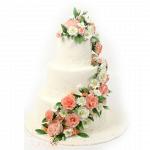 Свадебный торт Цветы №100