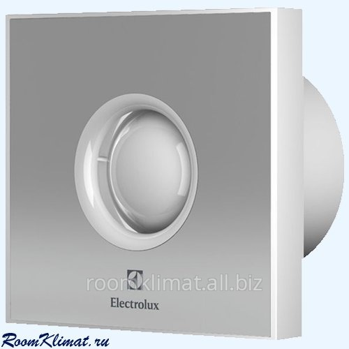Вентилятор бытовой накладной для санузлов Electrolux Электролюкс Rainbow EAFR-100TH silver с датчиком влажности