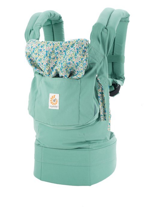 Эрго рюкзак (слинг рюкзак) Летний зеленый