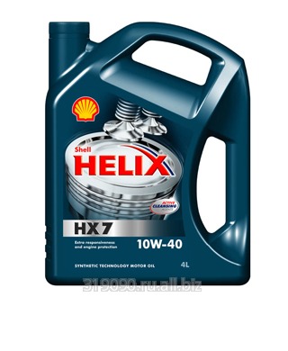 Полусинтетические моторные масла Shell Helix HX7 10W-40