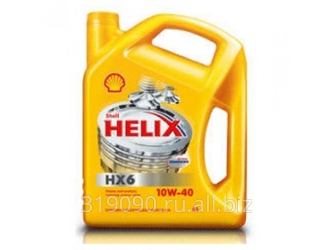 Полусинтетические моторные масла Shell Helix HX6 10W-40