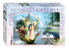 Пазлы глиттер коллекция 1000 Glitter Волшебное озеро