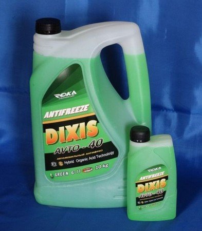 Автомобильный антифриз DIXIS-Avto-40 G11 (зеленый)
