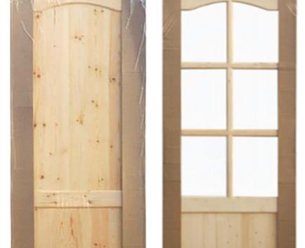 Дверь деревянная с коробкой щитовая ОПТ