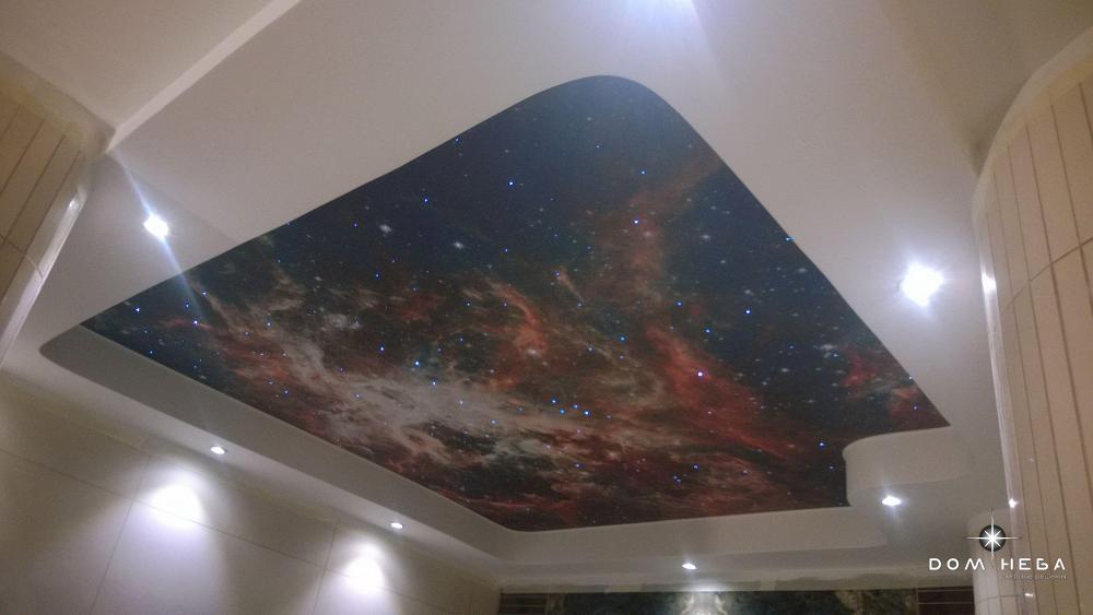 Натяжной потолок Звездное небо