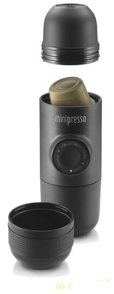 Капсульная кофемашина Wacaco Minipresso для капсул Caffitaly