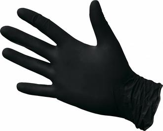 Перчатки смотровые, нитриловые, черные