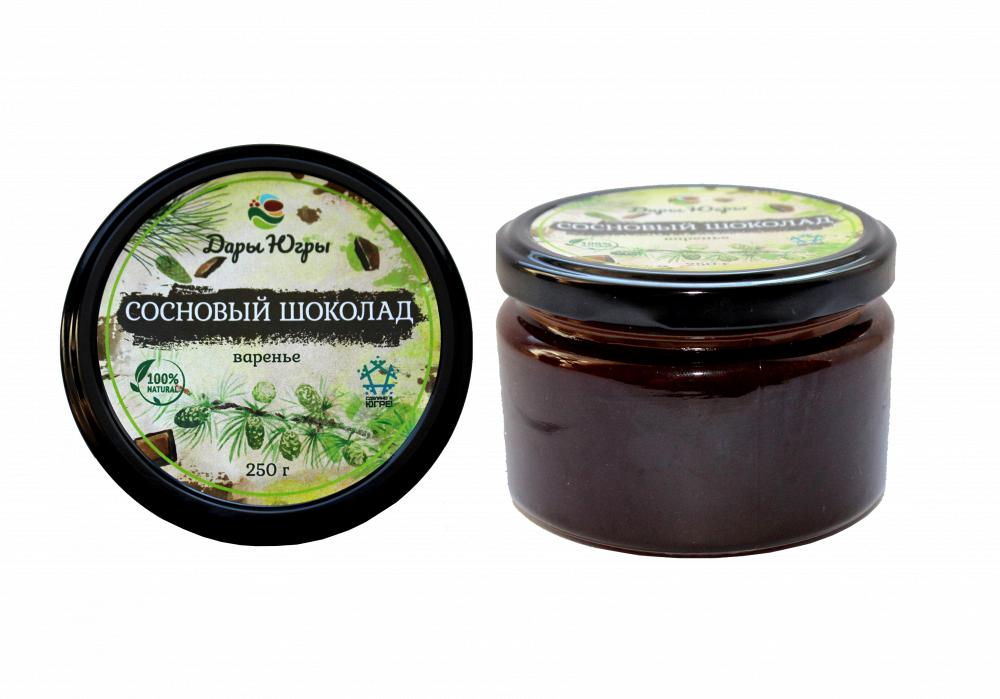 Сосновый шоколад из Сибири ХМАО-ЮГРА 250 гр