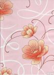 Пленка самоклеящаяся D&B 45 см/2 м (цветы на розовом фоне)