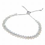 S925 Sterling Silver Bracelet Freshwater Pearl Water Wave Accessories - Раздел: Галантерея, бижутерия, ювелирные изделия