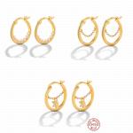 S925 sterling silver earrings light luxury design pearl earrings - Раздел: Галантерея, бижутерия, ювелирные изделия