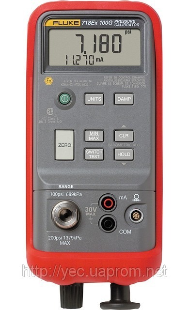 Fluke 718Ex 300 - Взрывобезопасный калибратор давления Fluke