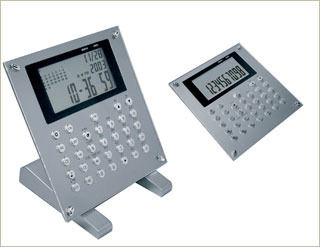 Часы-калькулятор Модерн с термометром