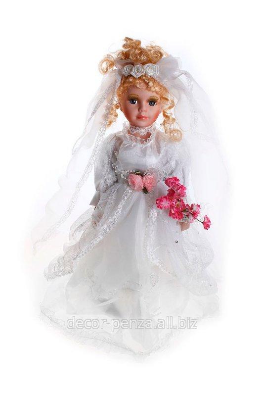кукла коллекционная керамика невеста 40 см 550559