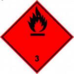 Знаки опасности (наклейки) по ДОПОГ на бензовоз
