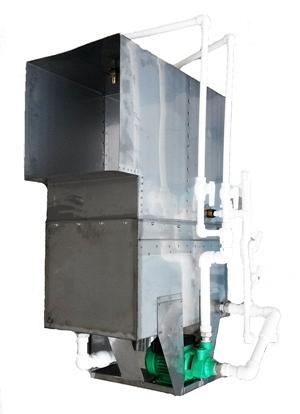 Фильтры-искрогасители с водораспылением для систем вентиляции и дымоудаления