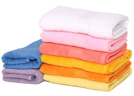 Махровое полотенце-бежевый -50х90-100% хлопок