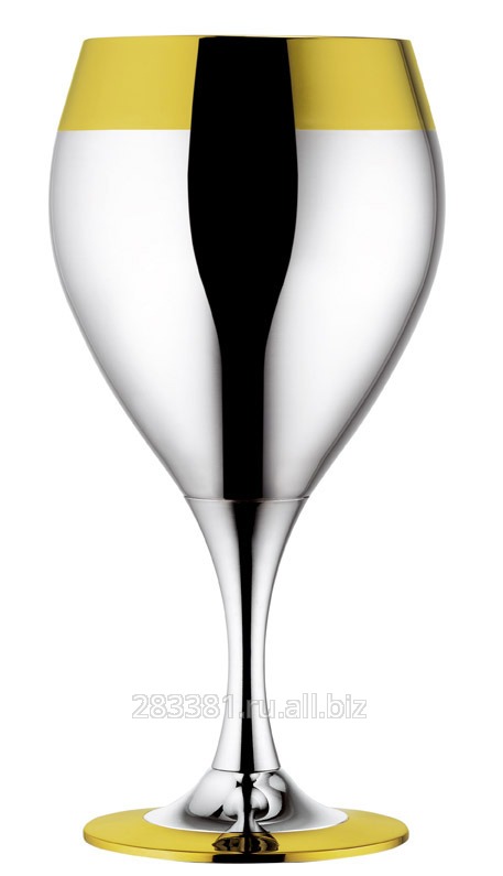Набор бокалов для вина с золотым декором, 6 шт.  арт. LS-170-2-DG
