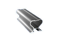 Алюминиевый профиль для шкафов-купе Вертикальная рамка закрытая