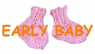 Шерстянные носки для недоношенного новорожденного