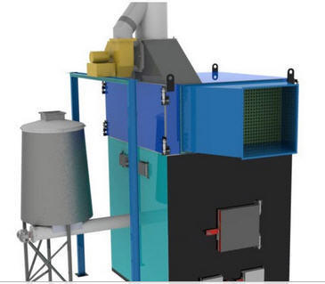 Теплогенераторы горячего воздуха на твердом топливе марки ПОВ ИНКА для воздушного отопления мощностью от 100 до 5000 кВт