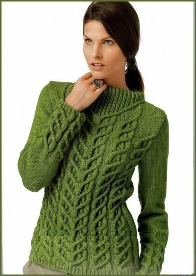 Вязаные женские свитера