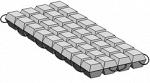 Универсальный гибкий защитный бетонный мат УГЗБМ-305
