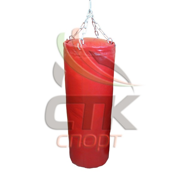Мешок боксерский (ф30см, на цепях, тент, ППУ, резиновая крошка, 100см) 30кг